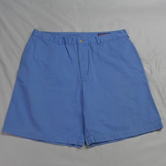 vineyard vines 38‎ x 9" Light Blue Twill Club Chino Shorts - Picture 1 of 7